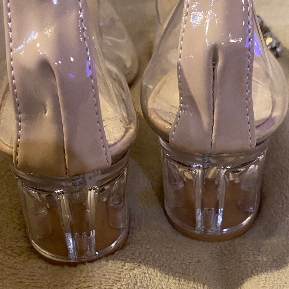 Laminta  princess siber heel with Crystal Embellishments size 38 - Picture 6 of 7